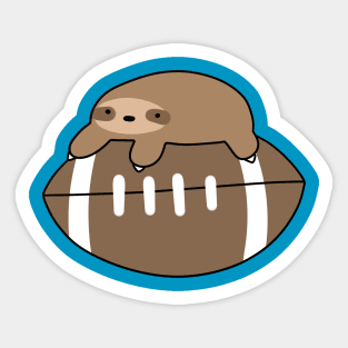 Little Sloth and Football Sticker